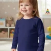 Toddler-Girls- Long-Sleeve Shirts-Soft Cotton-T-Shirts