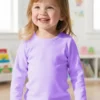 Toddler-Girls- Long-Sleeve Shirts-Soft Cotton-T-Shirts