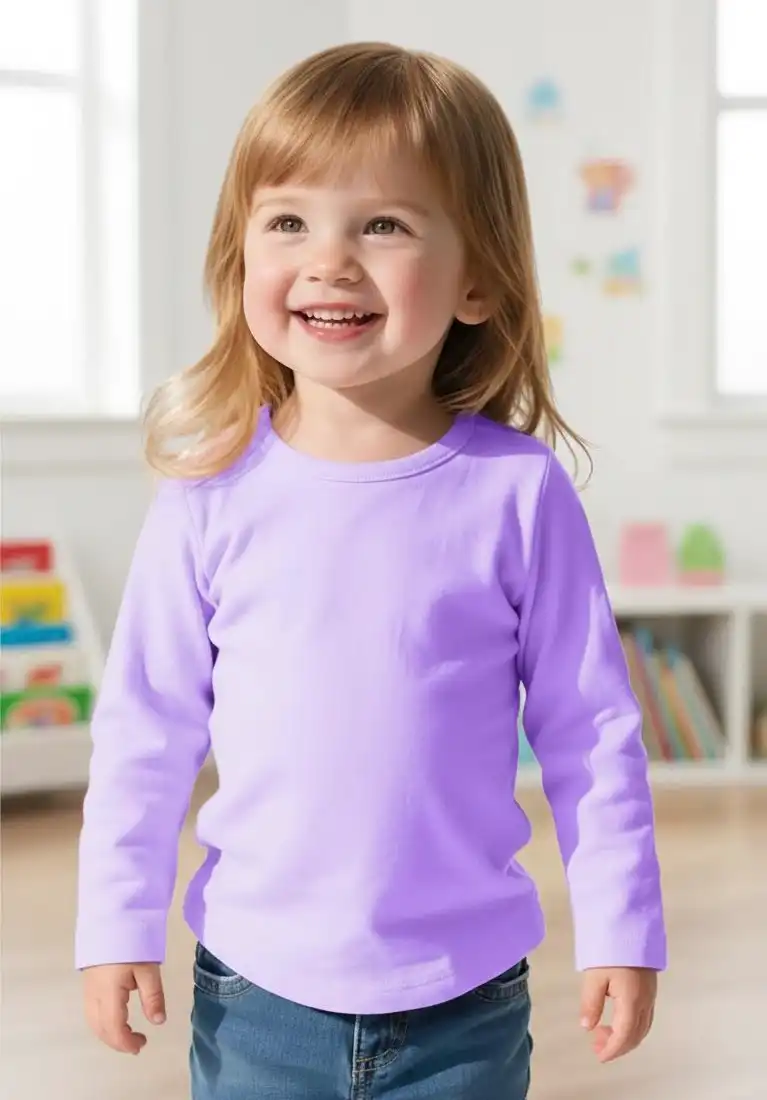 Toddler-Girls- Long-Sleeve Shirts-Soft Cotton-T-Shirts-purple-01 Toddler-Girls- Long-Sleeve Shirts-Soft Cotton-T-Shirts