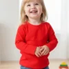 Toddler-Girls- Long-Sleeve Shirts-Soft Cotton-T-Shirts