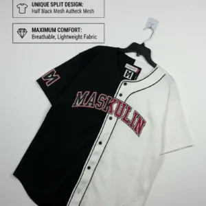 Breathable-Mesh-Fabric fit of streetwear athletic tee