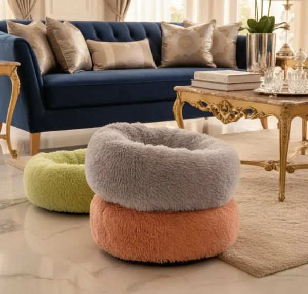 cozy-donut-pet- bed-05 cozy donut Pet Bed