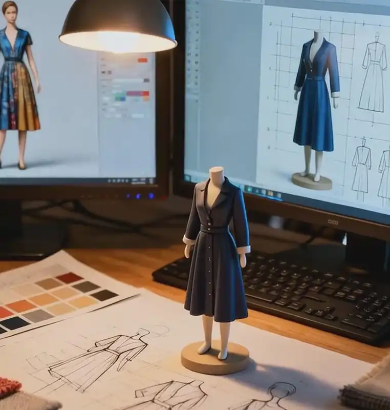 garment dgarment design in a factoryesign 02