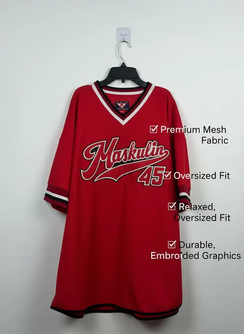 sport-tee-breathable-fabric-moisture-wicking-red Close-up of moisture-wicking breathable fabric texture on sport t-shirt