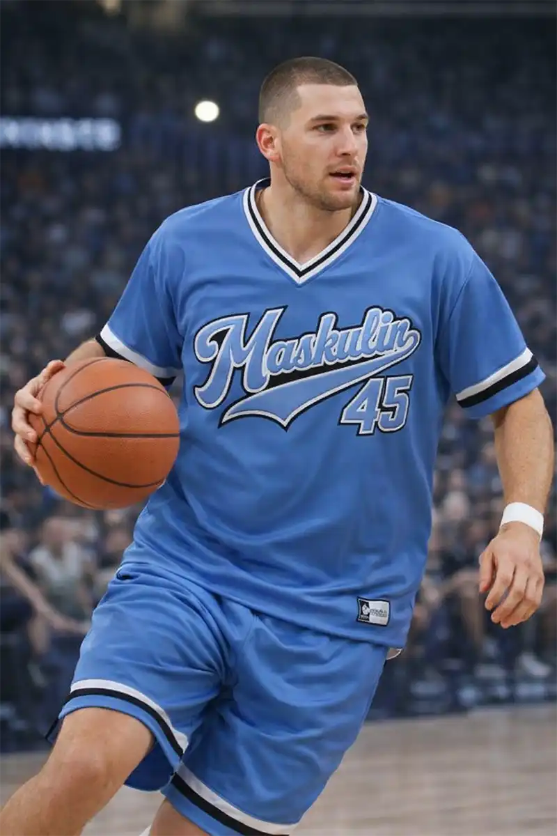 sport-tee-fabric-stretch-test moisture-wicking breathable fabric texture on sport t-shirt