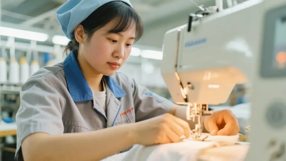 fine stitching workmanship