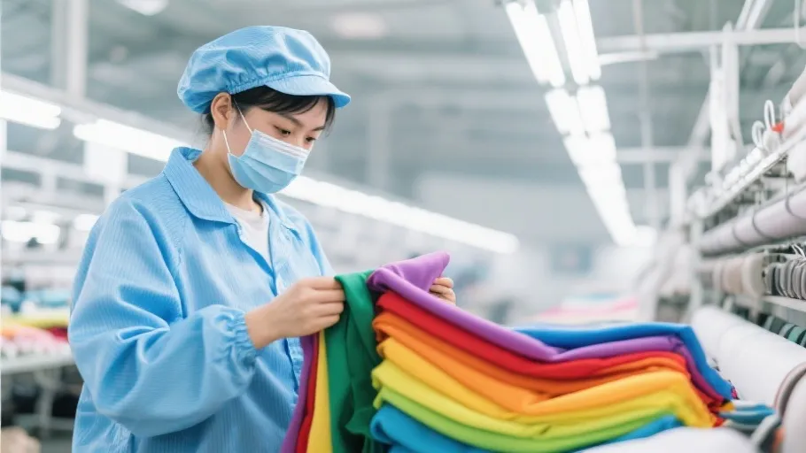 multi color fabric shading evaluation